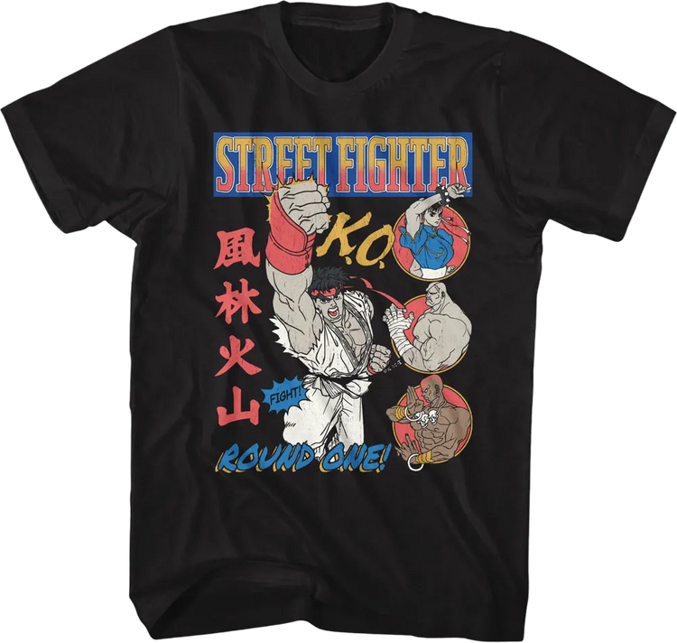 Round One Street Fighter T-Shirt