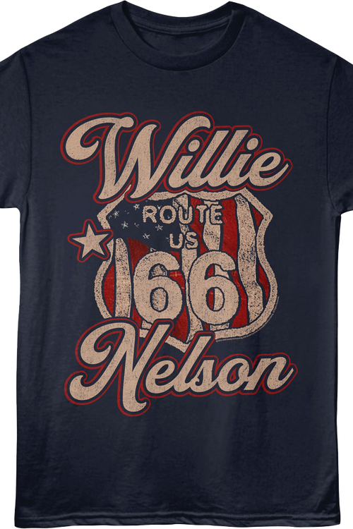 Route 66 Willie Nelson T-Shirt