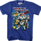 Royal Blue Autobots Collage Transformers T-Shirt thumbnail