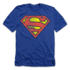 Royal Heather Superman Logo DC Comics T-Shirt thumbnail