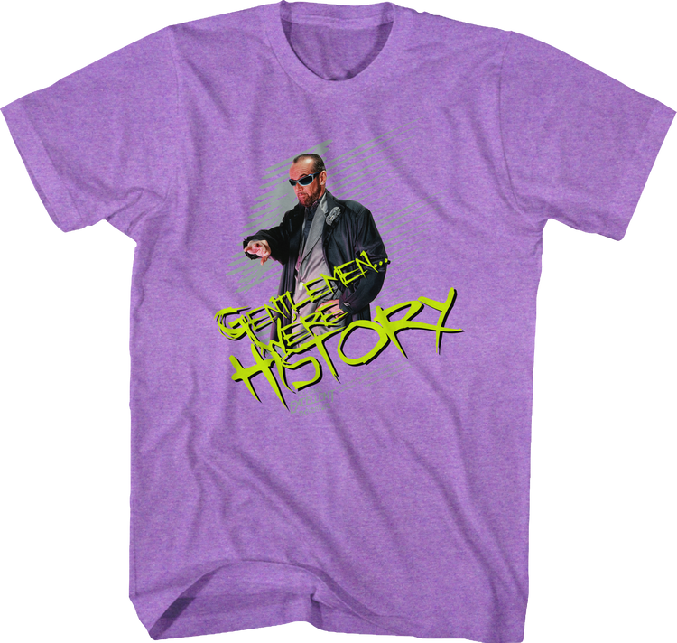 Purple Rufus We're History Bill And Ted's Excellent Adventure T-Shirt