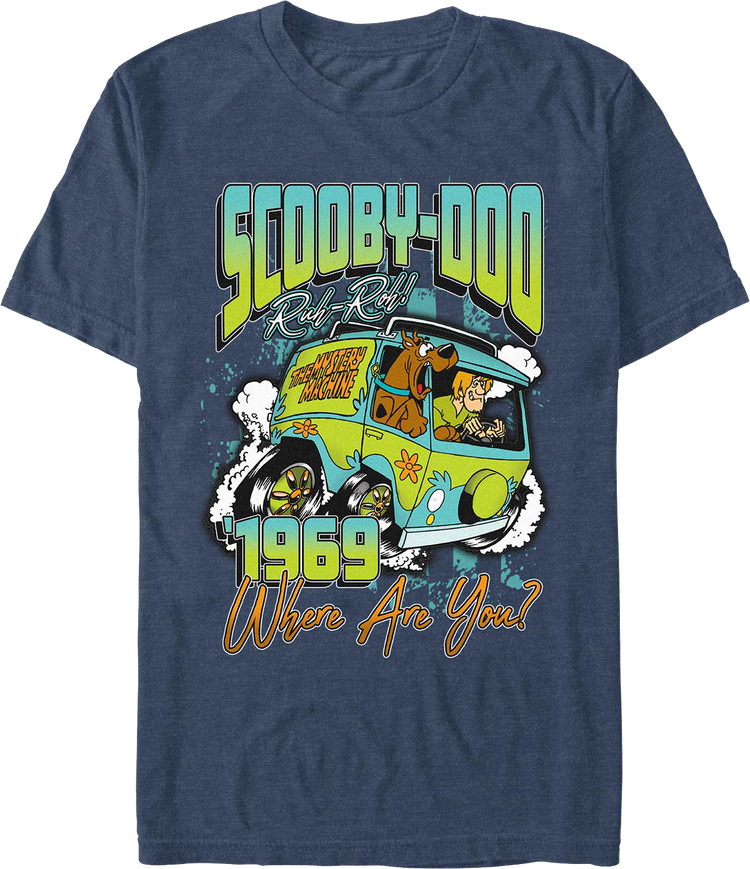 Ruh-Roh 1969 Scooby-Doo T-Shirt