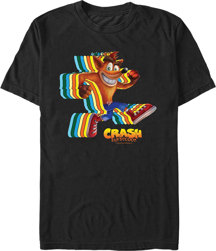 Running Motion Crash Bandicoot T-Shirt