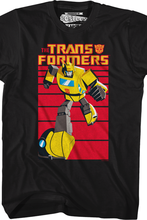 Running Pose Bumblebee Transformers T-Shirt