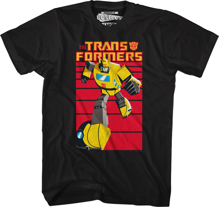 Running Pose Bumblebee Transformers T-Shirt