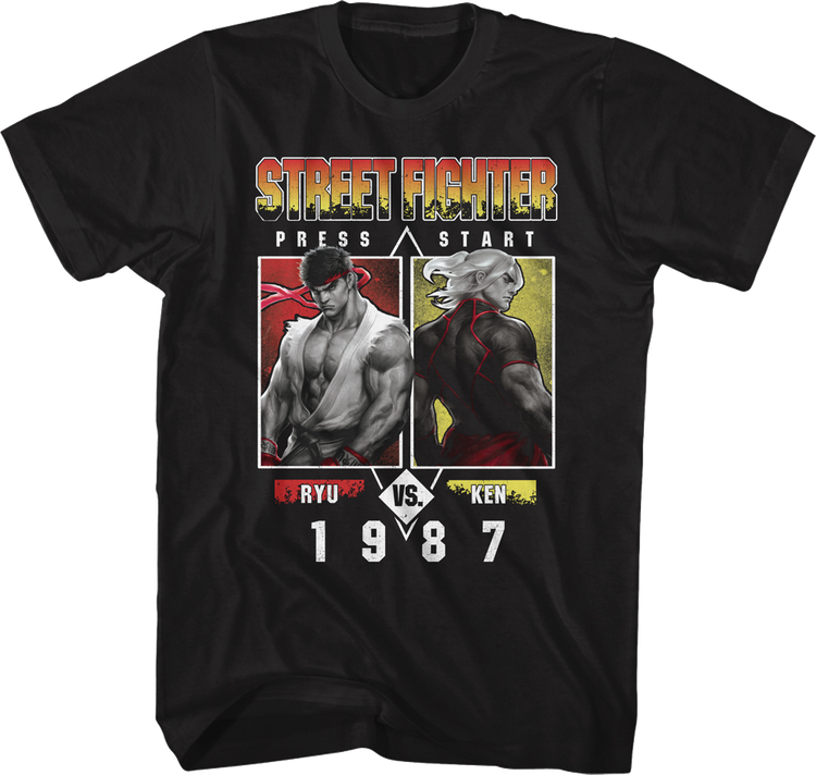 Ryu vs. Ken 1987 Street Fighter T-Shirt
