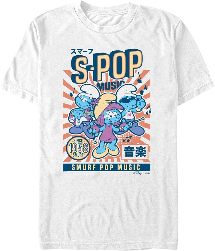 S-Pop Music Smurfs T-Shirt