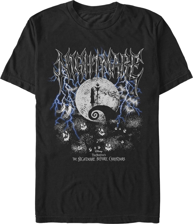 Sally & Jack Silhouettes Nightmare Before Christmas T-Shirt