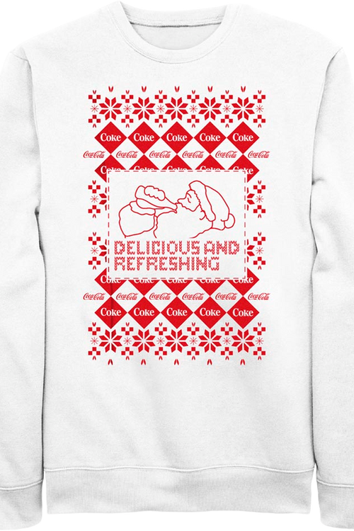 Santa Claus Delicious And Refreshing Coca-Cola Sweatshirt