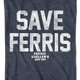 Save Ferris Vintage Blue Design Ferris Bueller's Day Off T-Shirt thumbnail