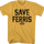 Save Ferris Vintage Design Ferris Bueller's Day Off T-Shirt