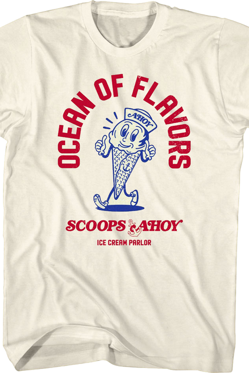 Scoops Ahoy Ocean Of Flavors Stranger Things T-Shirt
