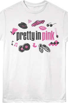 Scribble Icons Pretty In Pink T-Shirt