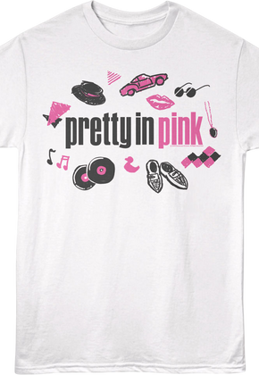 Scribble Icons Pretty In Pink T-Shirt