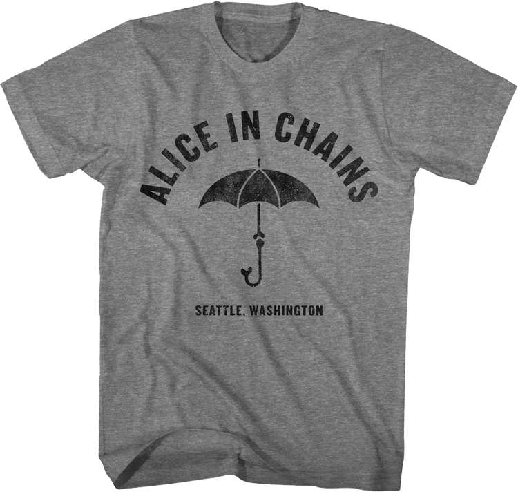 Seattle Umbrella Alice In Chains T-Shirt
