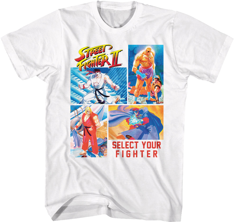 Select Your Fighter Street Fighter II T-Shirt