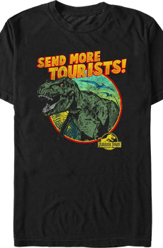 Send More Tourists Jurassic Park T-Shirt