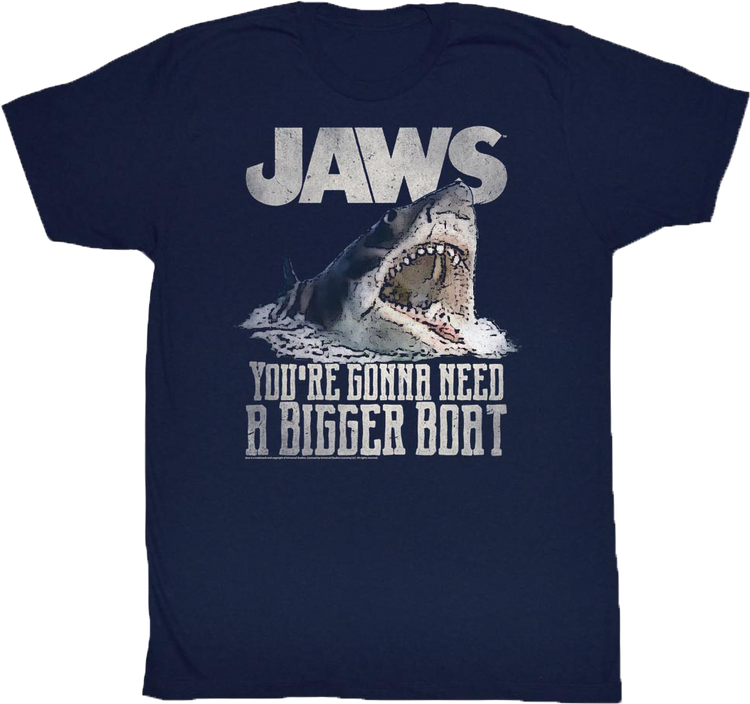 Shark Jaws Bigger Boat T-Shirt