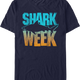 Shark Outline Shark Week T-Shirt thumbnail