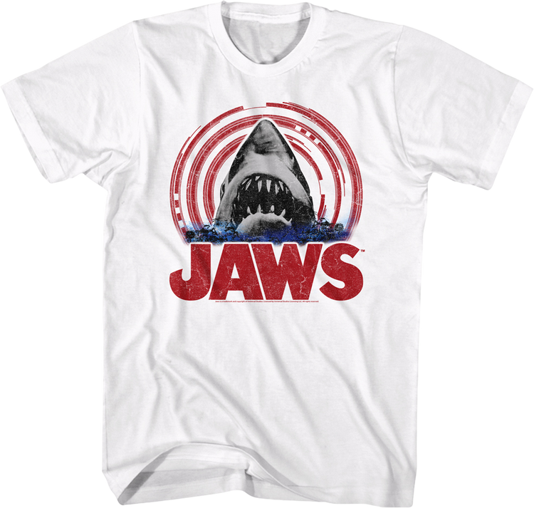 Shark Spiral Attack Jaws T-Shirt