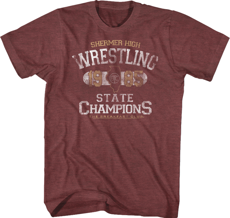 Shermer High Wrestling Breakfast Club T-Shirt
