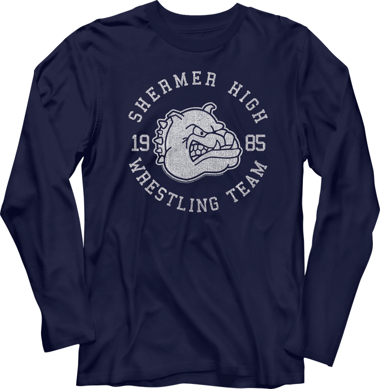 Shermer High Wrestling Team Breakfast Club Long Sleeve Shirt