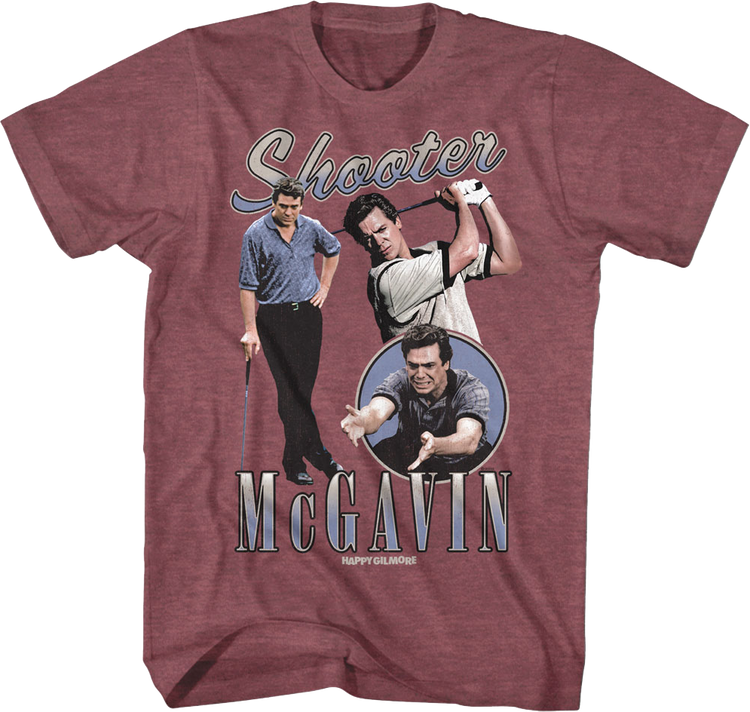 Shooter McGavin Collage Happy Gilmore T-Shirt