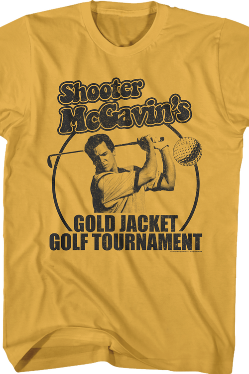Shooter McGavin's Gold Jacket Golf Tournament Happy Gilmore T-Shirt