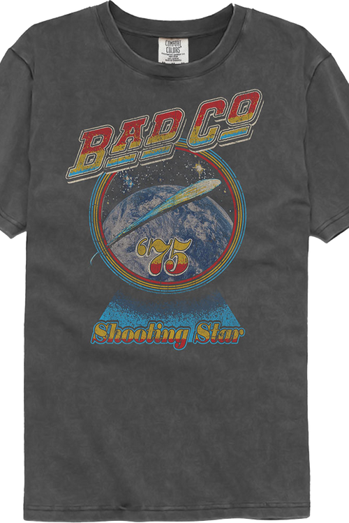 Shooting Star '75 Bad Company Comfort Colors Brand T-Shirt