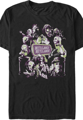 Showtime Collage Beetlejuice T-Shirt