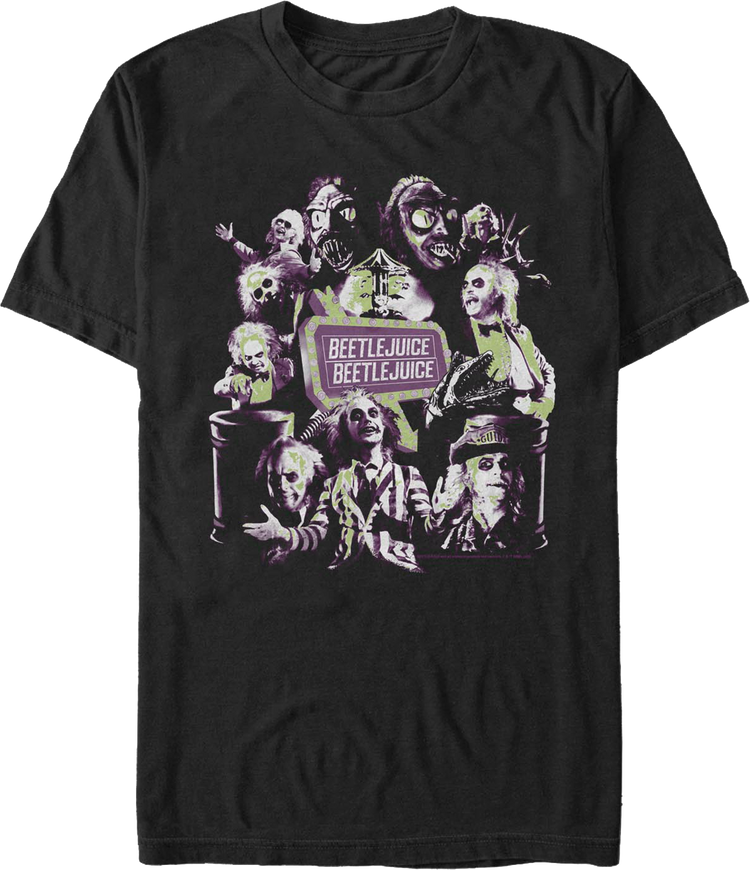 Showtime Collage Beetlejuice T-Shirt