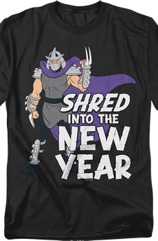 Shred Into The New Year Teenage Mutant Ninja Turtles T-Shirt