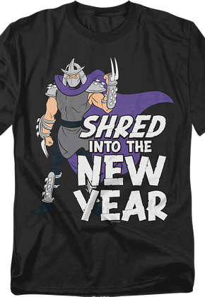 Shred Into The New Year Teenage Mutant Ninja Turtles T-Shirt