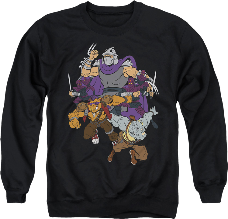 Shredder And Foot Clan Teenage Mutant Ninja Turtles Sweatshirt