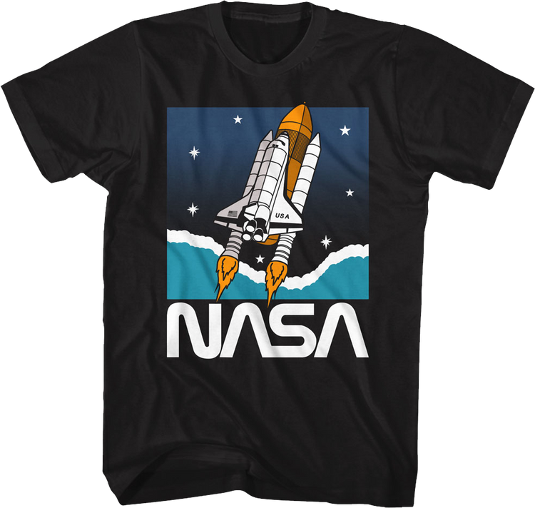 Shuttle In Space NASA T-Shirt