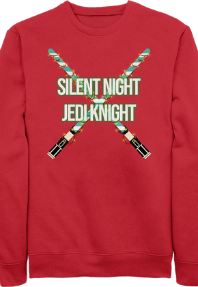 Silent Night Jedi Knight Star Wars Sweatshirt