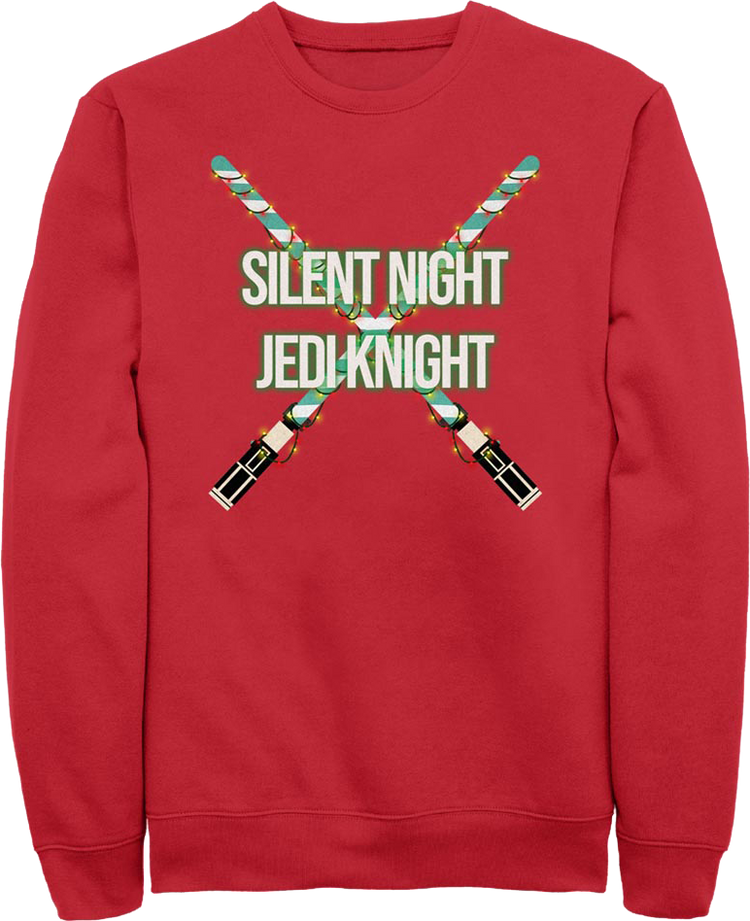 Silent Night Jedi Knight Star Wars Sweatshirt