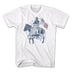 Silhouette & Flag John Wayne T-Shirt thumbnail
