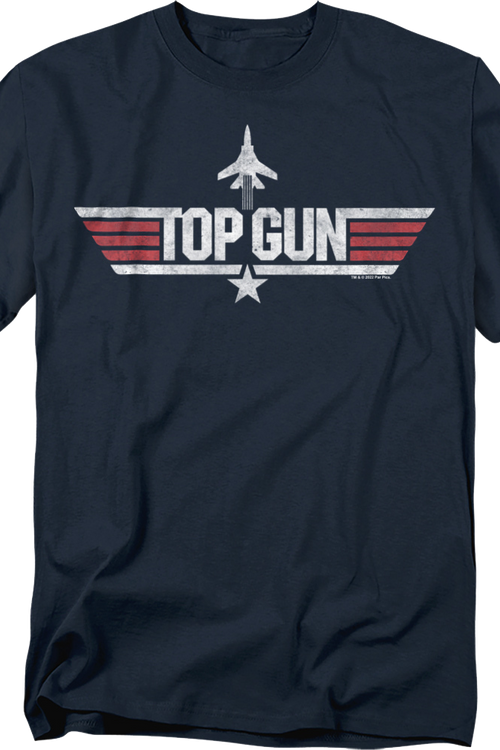 Silhouette & Logo Top Gun T-Shirt