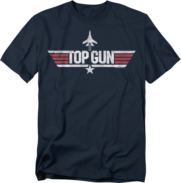 Silhouette & Logo Top Gun T-Shirt