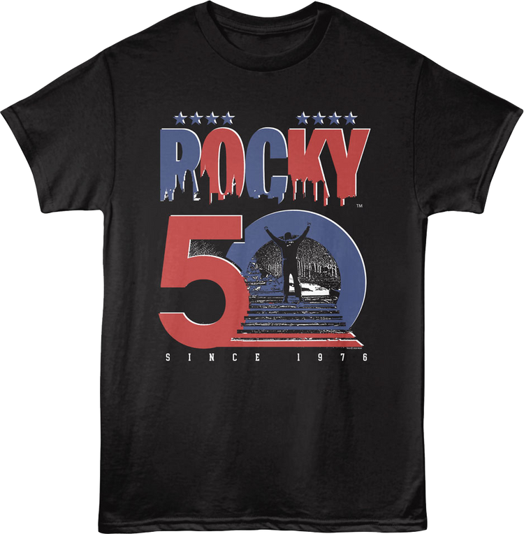 Since 1976 50th Anniversary Rocky T-Shirt