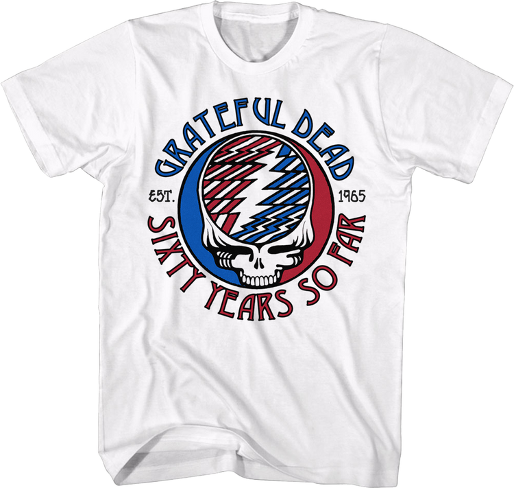 Sixty Years So Far Grateful Dead T-Shirt