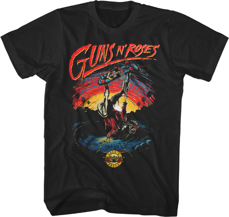 Skateboard Guns N' Roses T-Shirt
