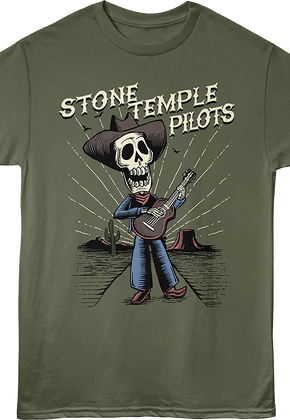 Skeleton Cowboy Stone Temple Pilots T-Shirt