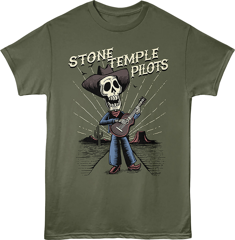 Skeleton Cowboy Stone Temple Pilots T-Shirt