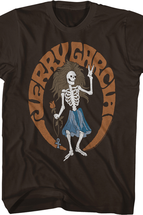 Skeleton Jerry Garcia T-Shirt