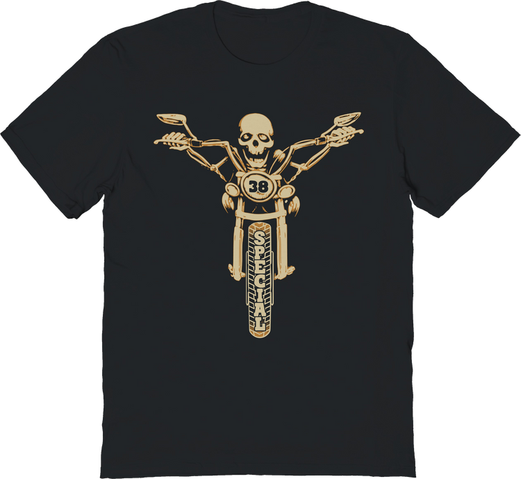 Skeleton On Bike 38 Special T-Shirt
