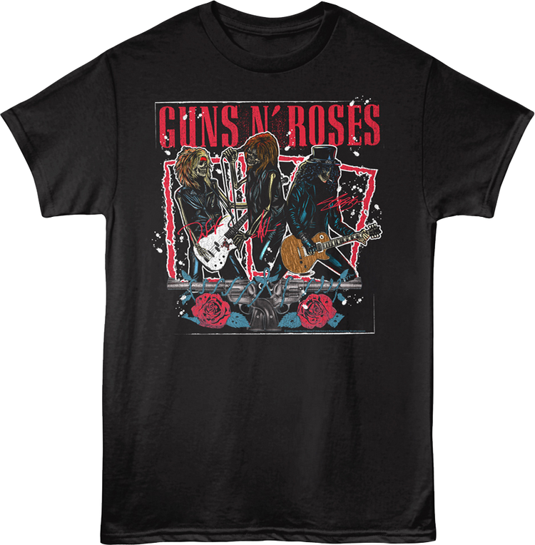 Skeletons & Autographs Guns N' Roses T-Shirt