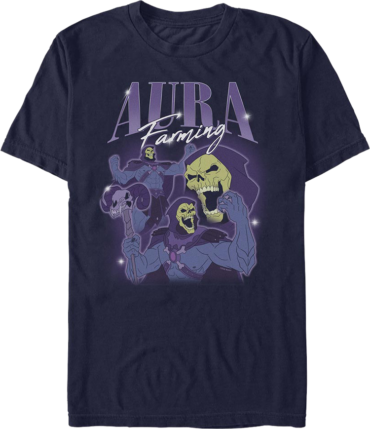 Skeletor Aura Farming Masters Of The Universe T-Shirt