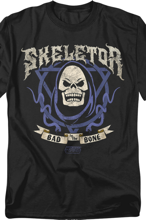 Skeletor Bad To The Bone Masters Of The Universe T-Shirt
